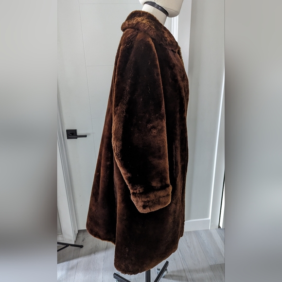 Vintage Faux Fur Coat - Picture 2 of 5
